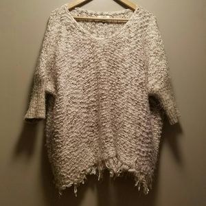 umgee Chunky 😍 Poncho w/ Fringe Loose & Comfy 😴